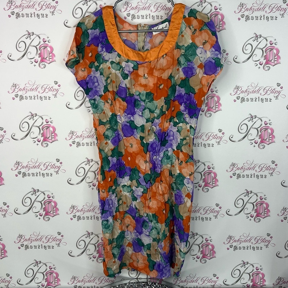 Vibrant Floral Mini Dress